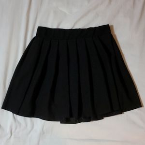 Black tennis skirt